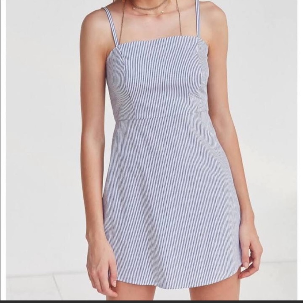 Urban Outfitters Blue Striped Dress